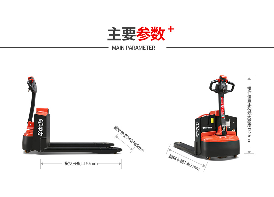 WPL201Z  2.0噸鋰電池搬運車, 28唧車設備 28FORKLIFT EQUIPMENT